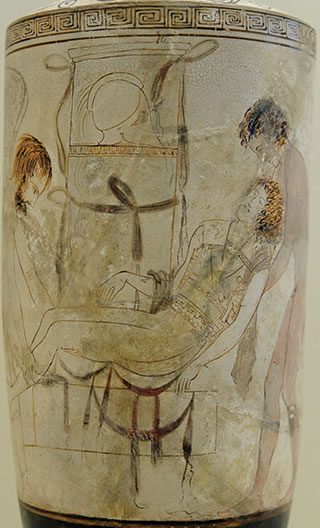 Lekythos, c.440 BC.