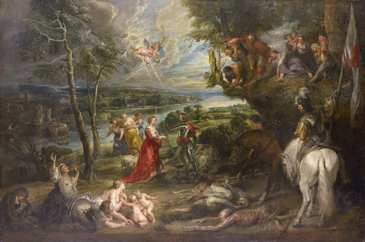 ‘Landscape with St George and the Dragon’ by Rubens (c.1630-35)