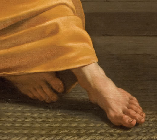 Philippe de Champaigne, ‘The Dream of Saint Joseph’ (detail)