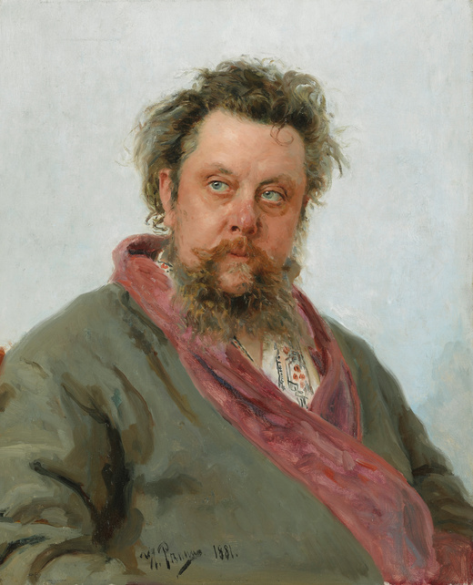 ‘Modest Mussorgsky’ by Ilya Repin (1881)