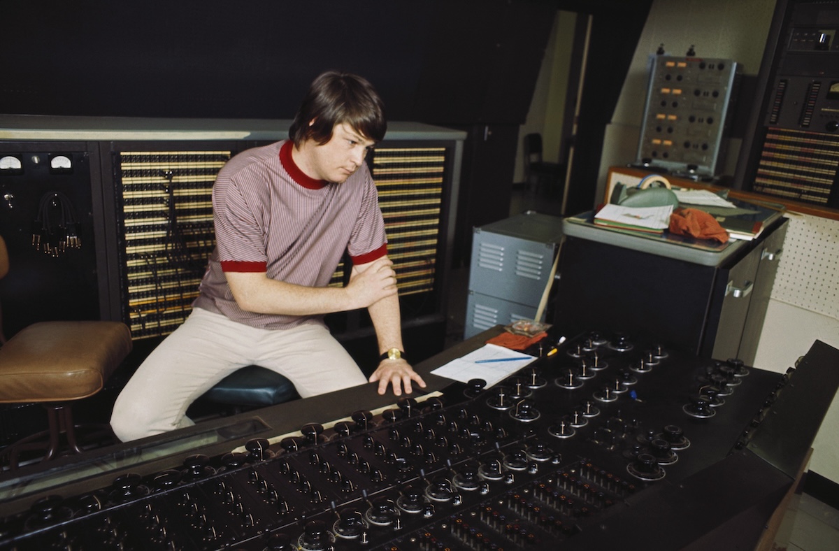 The late Brian Wilson recording ‘Pet Sounds’ in Los Angeles, California in 1966 (Michael Ochs Archives/Getty Images). 
