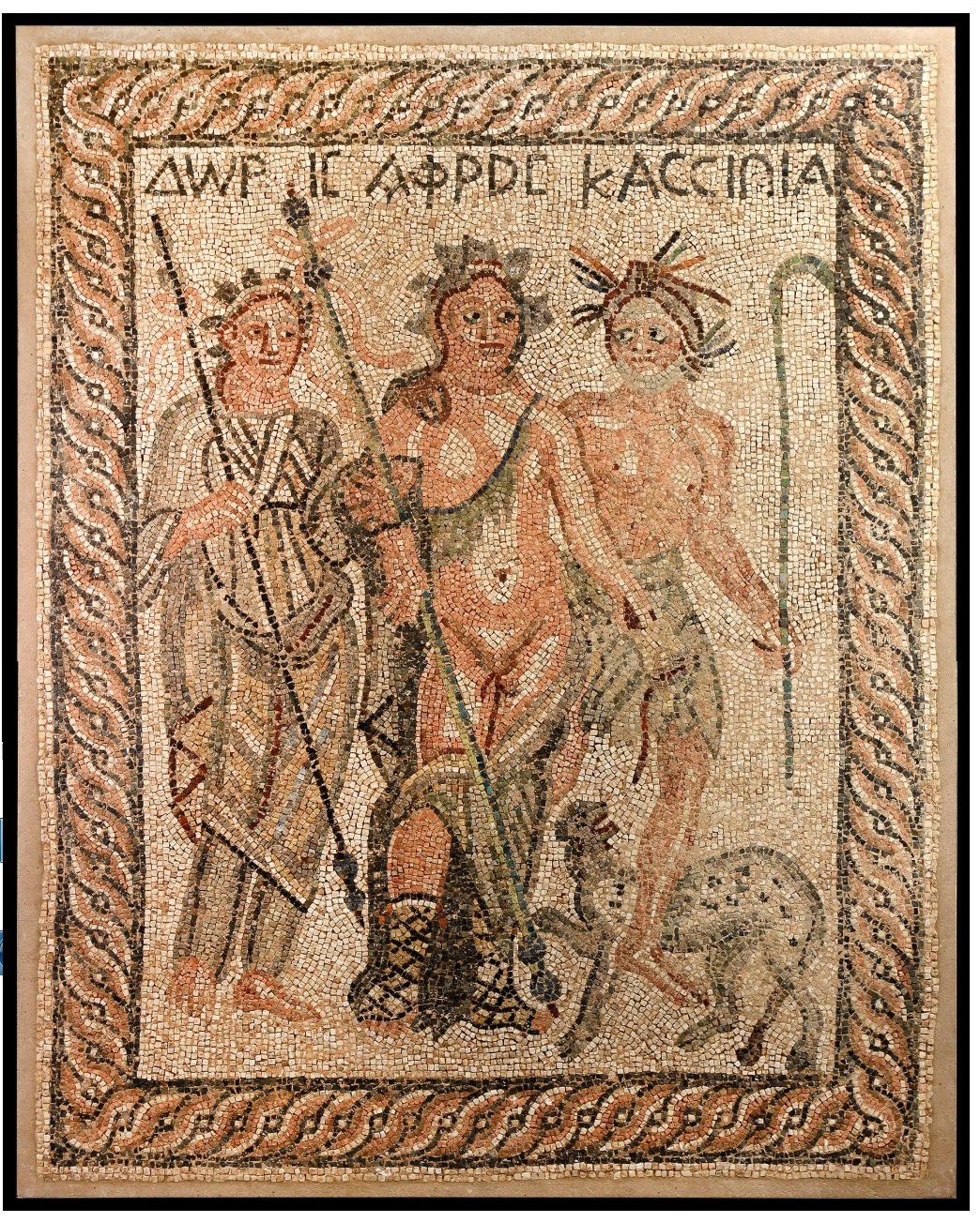 A Roman mosaic of Aphrodite. Allegedly.