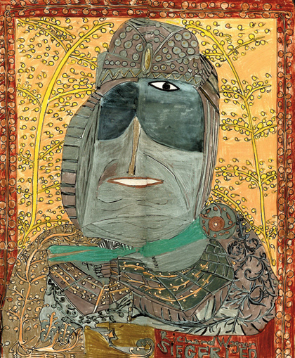 Wotan – or perhaps Siegfried – by Peter, a Creativity Explored artist