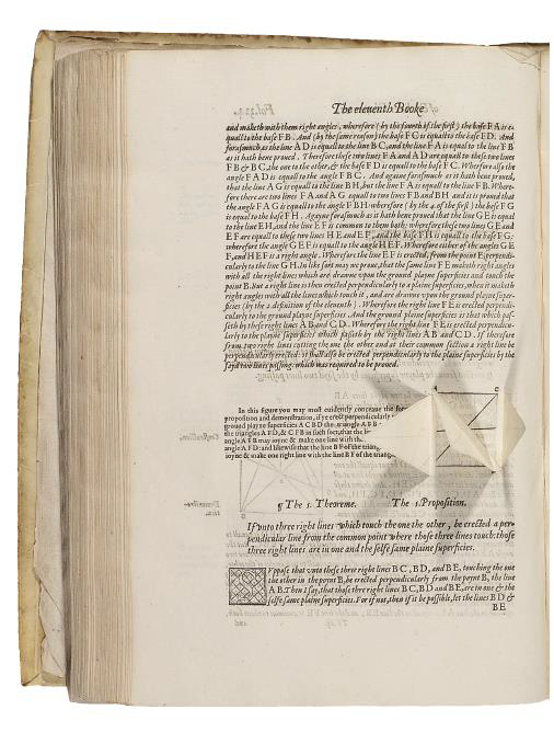 Henry Billingsley's 1570 translation of Euclid's 'Elements'