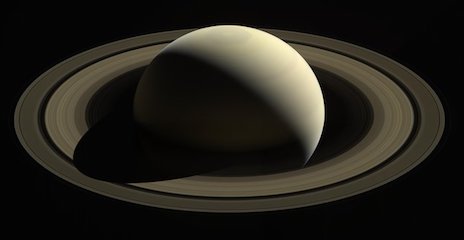 One of Cassini’s last looks at Saturn from a distance© NASA/JPL-Caltech/Space Science Institute