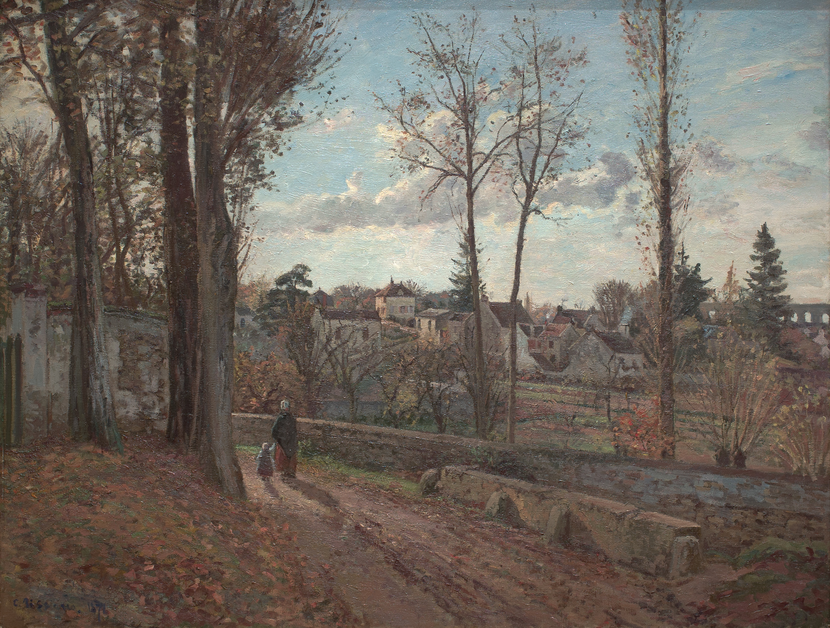 Pissarro's 'Louveciennes' (1871)