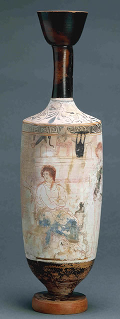 Lekythos, c.400 BC.