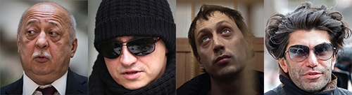From left to right, Iksanov, Filin, Dmitrichenko, Tsiskaridze.