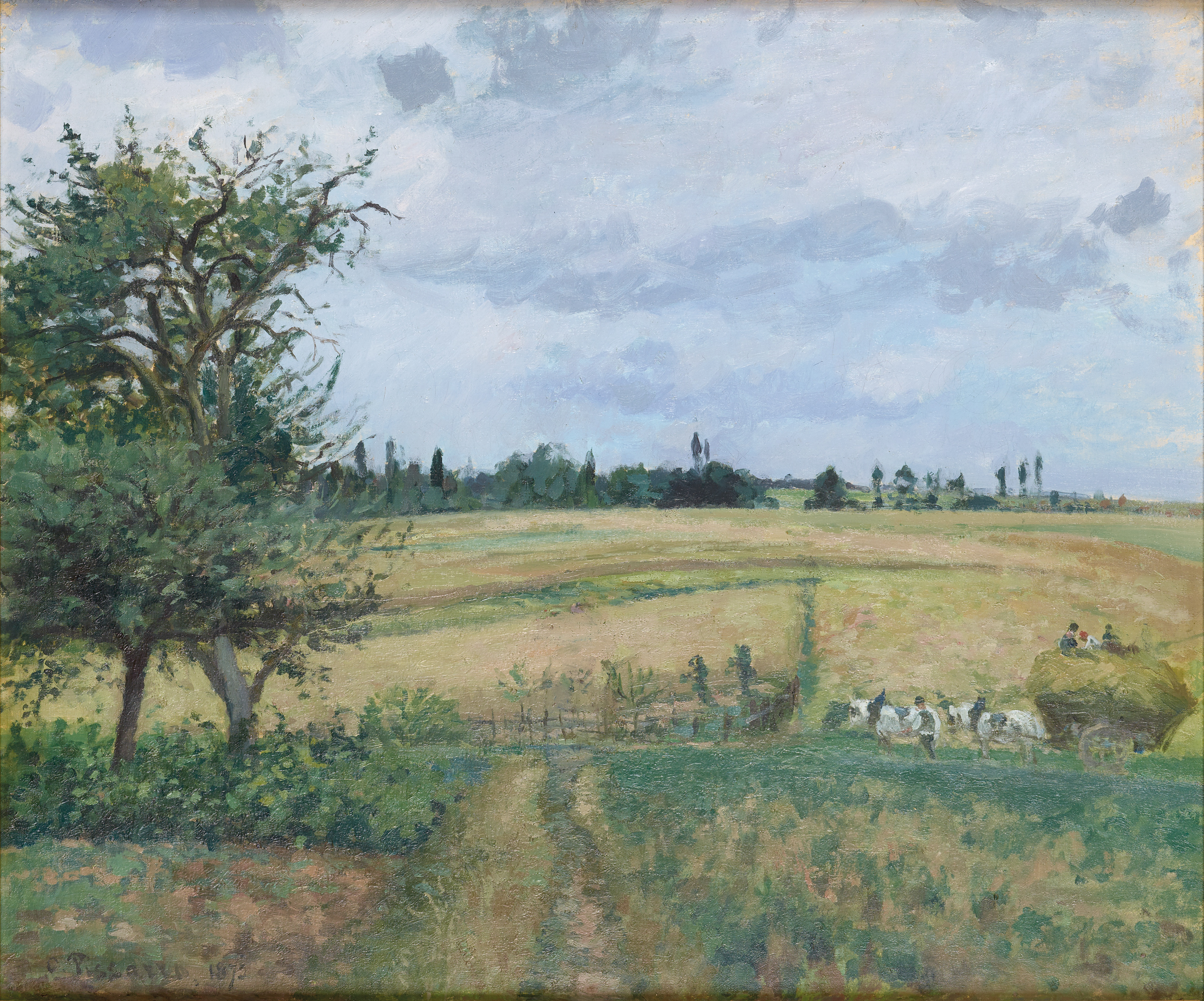 Pissarro's 'Paysage à Pontoise' (1872)
