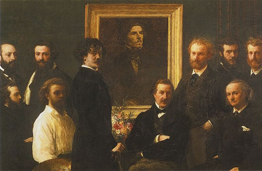 Henri Fantin-Latour, ‘Homage to Delacroix’ (1864).