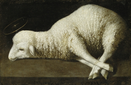 Francisco de Zurbarán, Agnus Dei (c.1635-40). San Diego Museum of Art