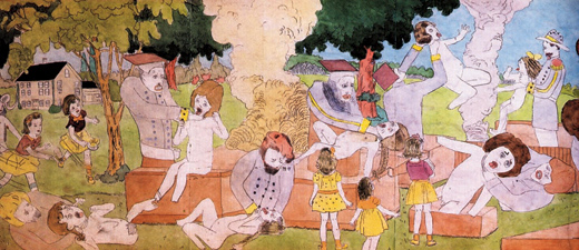 Vivian Girls image by Henry Darger