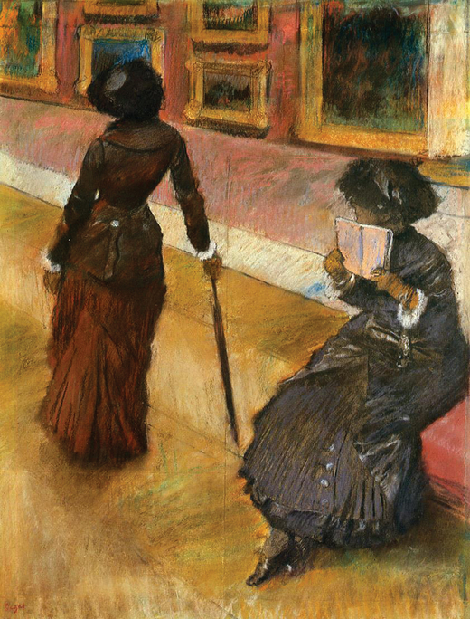 Degas’s ‘Mary Cassatt at the Louvre’ (1879)