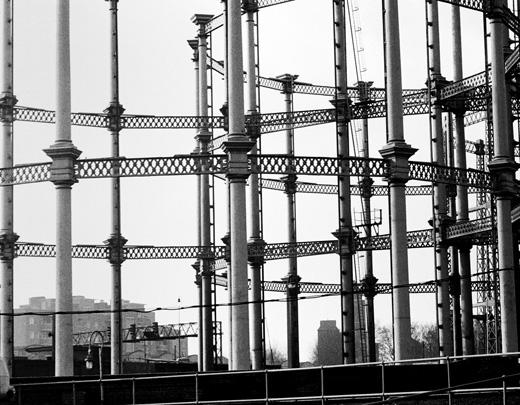 Gasometers on Battle Bridge Road