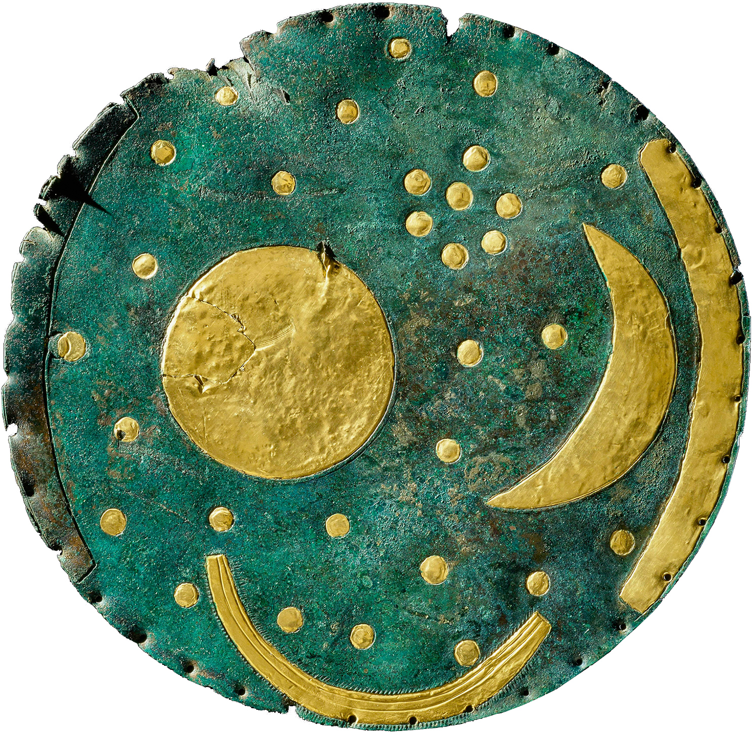 The Nebra sky disc.