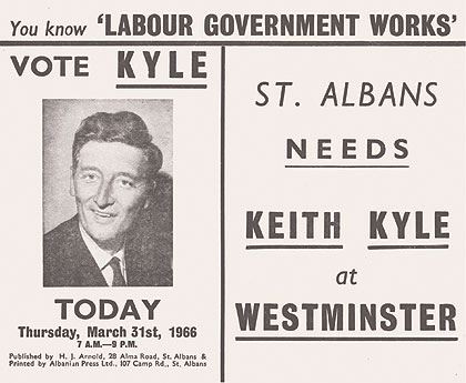 Keith Kyle election flyer