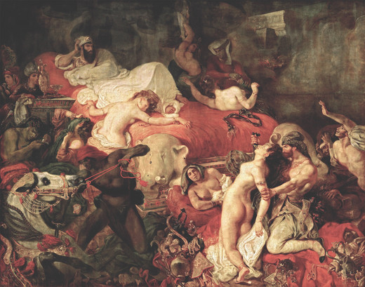 ‘The Death of Sardanapalus’ (1827)