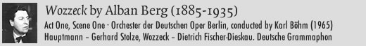 Wozzeck by Alban Berg
