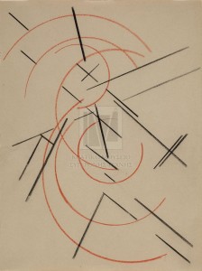 Lyubov Popova, Study for ‘Spatial Force Construction’
