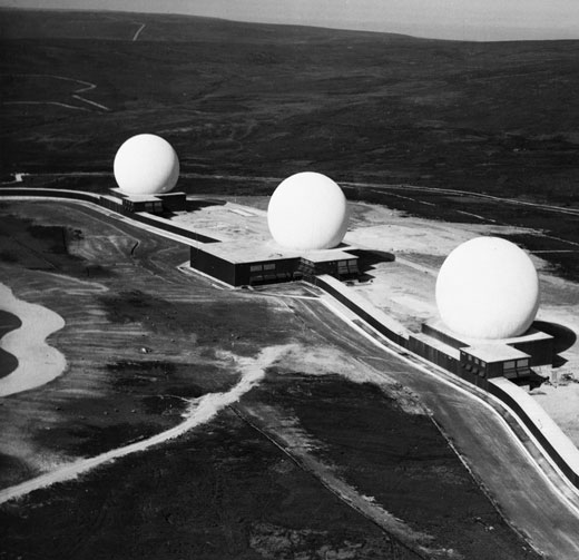 RAF Fylingdales Early Warning Radar Station, North York Moors (1963)