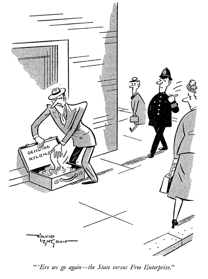 Cartoon by David Langdon for ‘Punch’, November 1949.