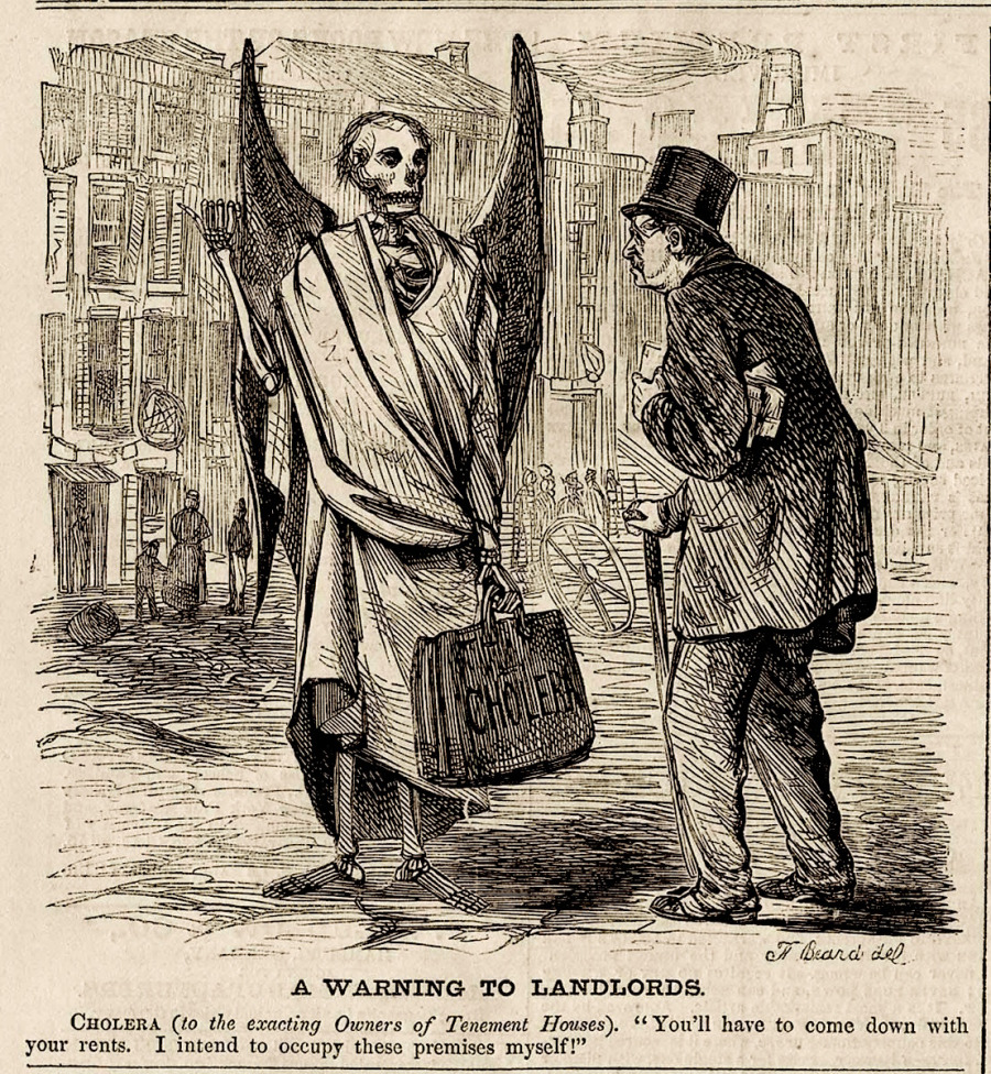 Harpers Cholera 1866