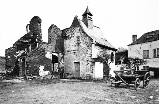 The ruins at Hougoumont c.1890.