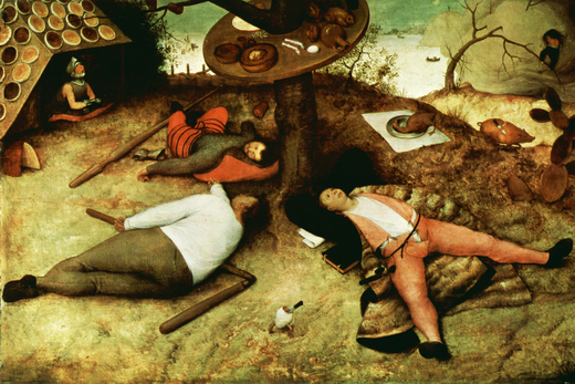 ‘The Land of Cockaigne’ by Pieter Bruegel the Elder (1567)