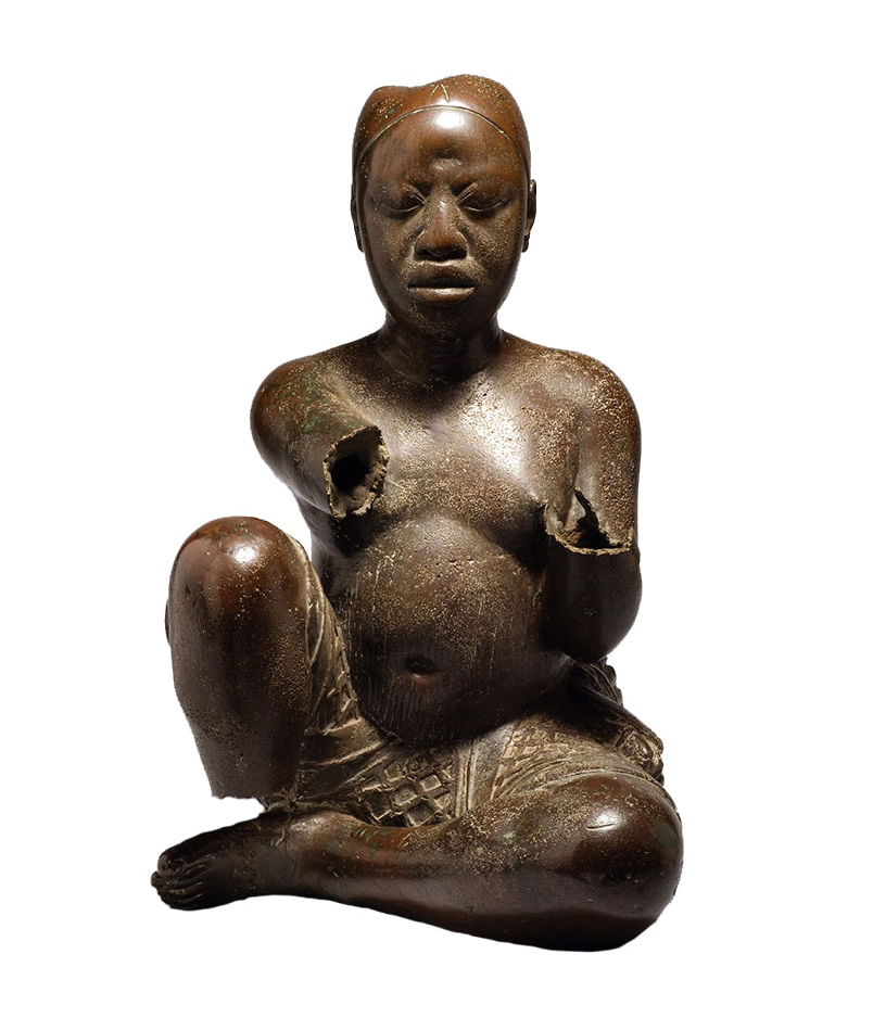Late 13th-century copper statue from life