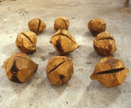 ‘Nine Cracked Balls.’ (1970)