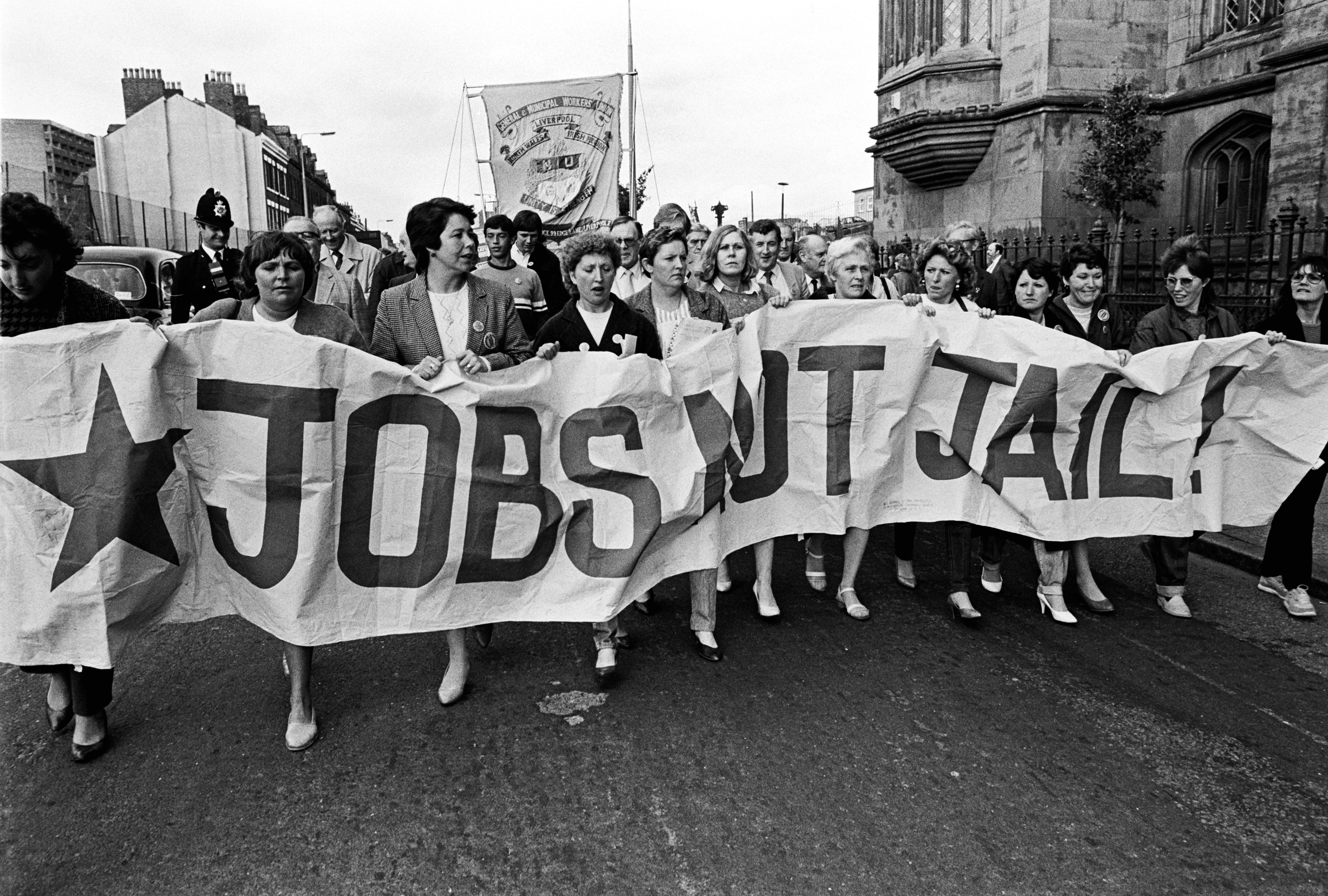 Cammell Laird protest, Birkenhead, 1984. © NLA/reportdigital.co.uk