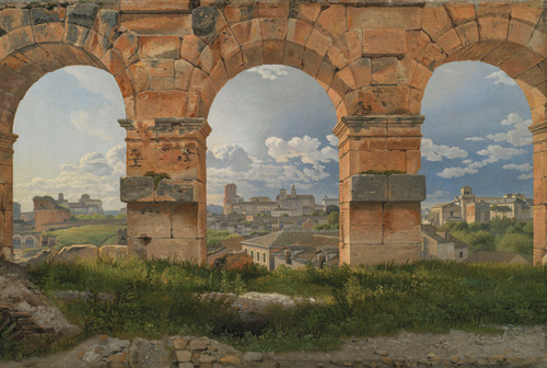 ‘A View through Three Arches of the Colosseum’ by Christoffer Wilhelm Eckersberg (c.1815).