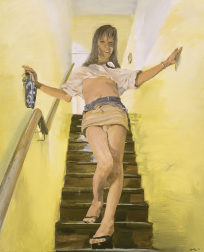 Liu Xiaodong, ‘A Transsexual Getting Down Stairs’ (2001).