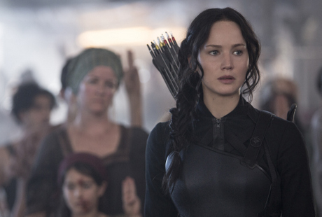 Jennifer Lawrence as Katniss Everdeen Photo © Murray Close
