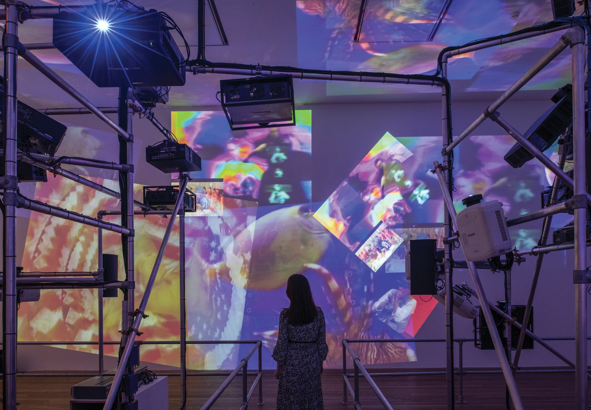 Nam June Paik’s ‘Sistine Chapel’ (1993)