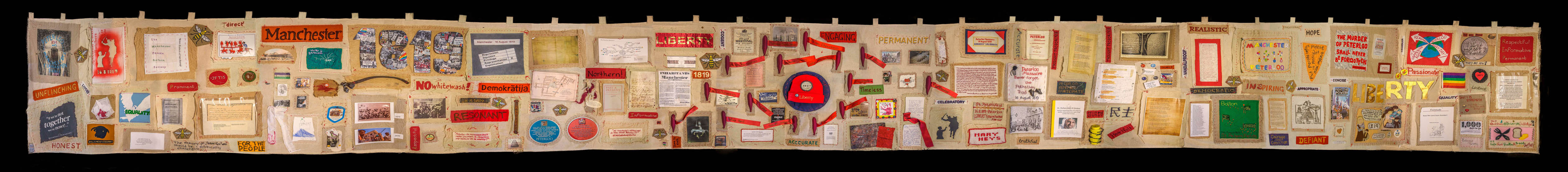 ‘The Peterloo Tapestry’, by diverse hands, 2016