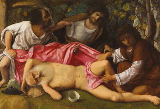 Bellini’s ‘The Drunkenness of Noah’ (c.1515).