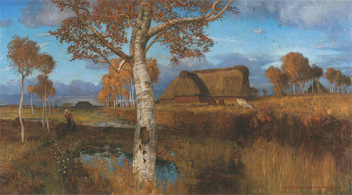 ‘Autumn on the Moor’ (1895) by Otto Modersohn.
