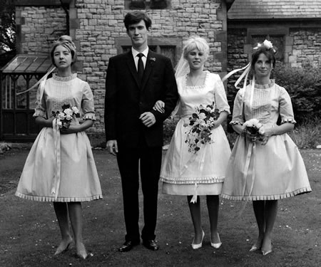 Jewellery designer Wendy Ramshaw (1962) – the bride designed her own dress.