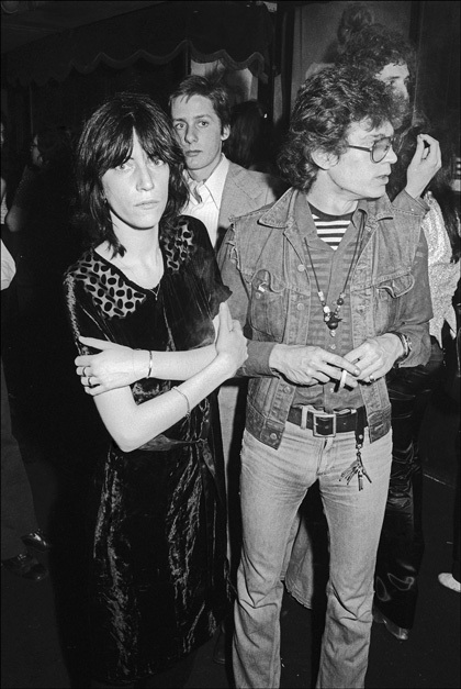 Patti Smith and Robert Mapplethorpe in 1974