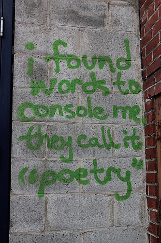 They call it poetry