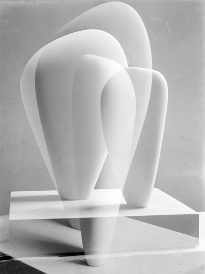 A double exposure of ‘Two Forms’ (1937)