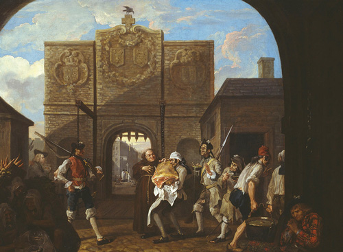 Hogarth’s ‘The Gate of Calais’ (1748).