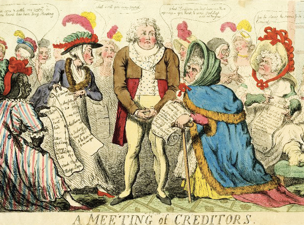 A meeting of creditors