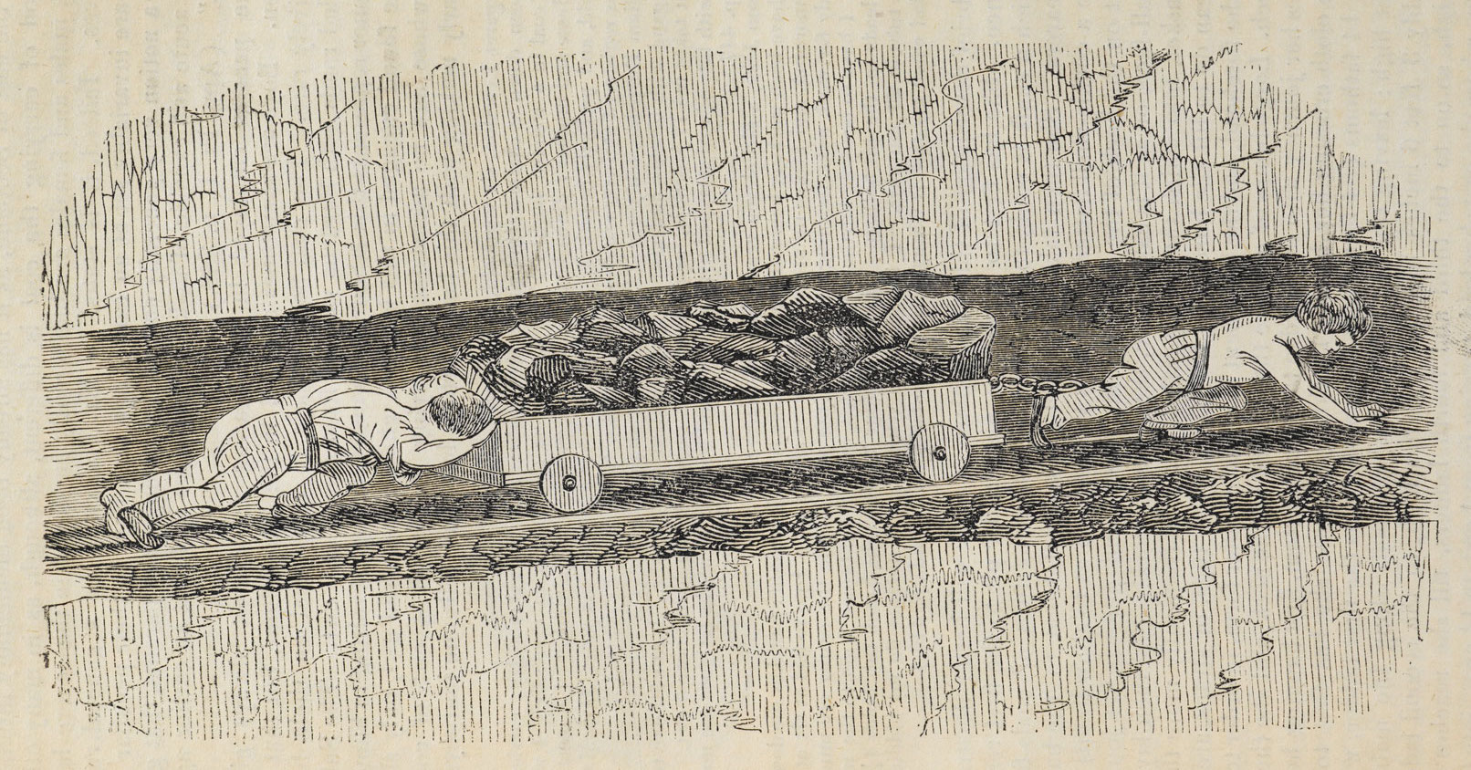 One of Margaret Gillies’s illustrations for the 1842 Report of the Children’s Employment Commission